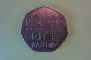50p Coin 2013 Benjamin Britten Free Postage - Picture 1 of 2