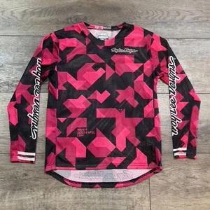 2020 Troy Lee Designs GP Air Youth Jersey Confetti Pink Kids Medium/Womens Small - Picture 1 of 14