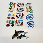 VINTAGE STICKERS LOT HAMBLY Prism Prismatic Whales Shark Dolphin Birds  80-90’s