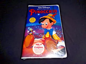 Walt Disneys Meisterwerk Pinocchio VHS Brandneu Versiegelt #239 Clamshell - Bild 1 von 4