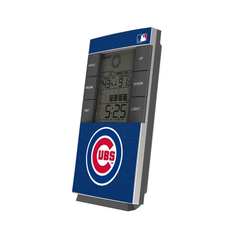 Chicago Cubs Solid Digital Desk Clock Cover