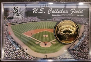 Chicago White Sox MLB U.S. Cellular Field 24-Karat Gold Medallion LE Coin  New - Picture 1 of 3