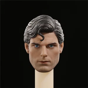 1/6 Superman Clark Christopher Reeve Male Head Sculpt Fit Hot Toys Action Figure - Picture 1 of 7