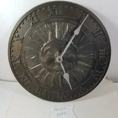 Reloj de sol vintage Whitehall Products "Reloj de sol" estilo bronce francés NO FUNCIONA Foto 1 de 4