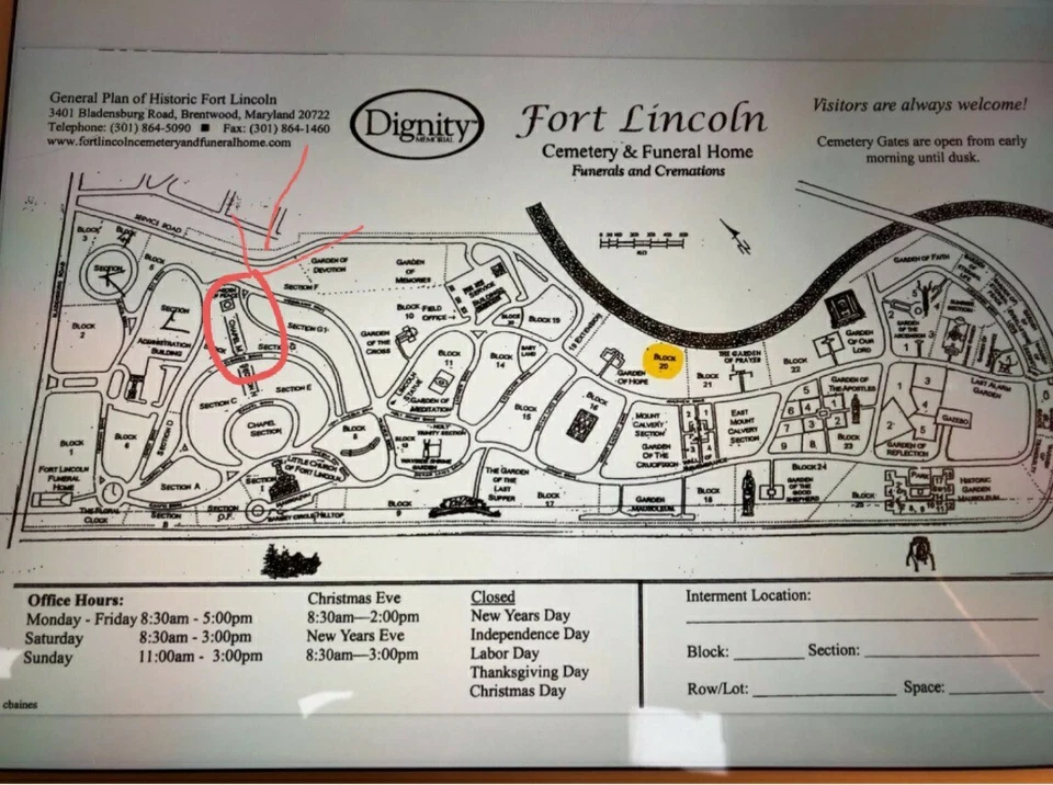 Cementerio Fort Lincoln 5 parcelas funerarias  Foto 1 de 1