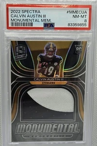 2022 Calvin Austin III Panini Specta monumentale Erinnerungsstücke/99 - Bild 1 von 2
