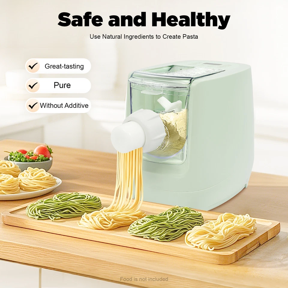 Electric Pasta Maker Machine Automatic Noodles Maker W/ Wrapper/Cleaning Tool - Image 1 of 4