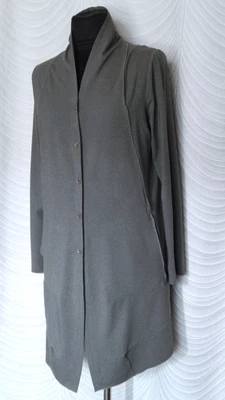 Oska Jersey Jacket Cardigan  Size 2 Dark Grey  Button  Front - Image 1 of 4
