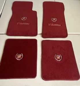 1980-1992 Cadillac Brougham / Fleetwood / De Ville Burgundy color Floor Mats - Picture 1 of 4