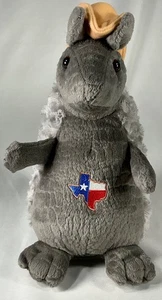 AURORA Texas Antonio the Armadillo Plush with Cowboy Hat 12” Souvenir Toy EUC - Picture 1 of 6