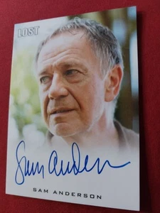 LOST TV SHOW SERIE Sam Anderson Schauspieler SIGNIERTE HANDSIGNIERTE KARTE Bernard RAR! Rarität - Bild 1 von 2