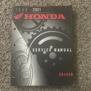 1996-2001 Honda XR400R Service Manual, Published 1997; Very Good Condition - Bild 1 von 3