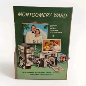 VINTAGE 1962 CAMERA CATALOG COVER MONTGOMERY WARD Zeis-Ikon Add - Picture 1 of 8