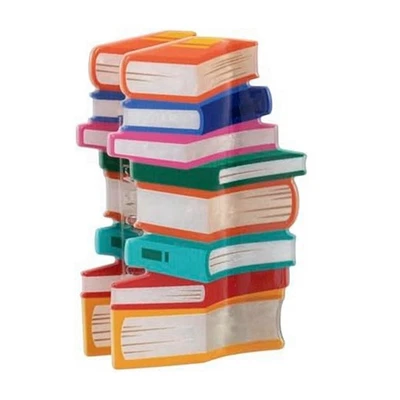 Pinza para el cabello con forma de libro pinza para el cabello para mujeres regreso a la escuela maestra5495 Foto 1 de 4