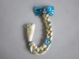 Disney Cinderella Princess Clip On Glitter Braided Hair Piece 18" Long Dress Up - Picture 1 of 3