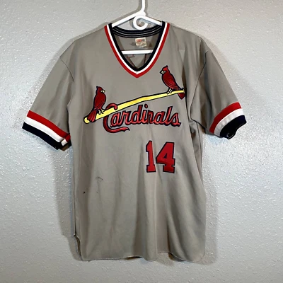 Винтажная мужская футболка CCM XL St. Louis Jersey Gray Cardinals XL уютная с коротким рукавом 90-е  - Изображение 1 из 4