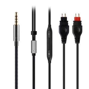 3.5mm OCC Audio Cable with mic For Sennheiser HD25 LIGHT HD25SP SPII Headphones - Picture 1 of 10