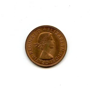 1966 Great Britain -Elizabeth II DEI Gratia Regina FD -  One Penny Coin - Picture 1 of 2