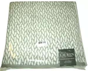 $32 Ralph Lauren Sanders (1) asciugamano da bagno grigio peltro 30x56 antimicrobico nuovo con etichette - Foto 1 di 7