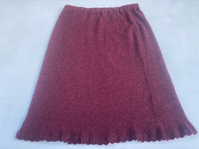 Women’s NWT J.Jill Wool Nylon Elastic Waist Pull On A Line Skirt Petite M - Image 1 of 4