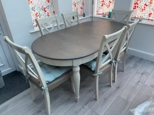 John Lewis Bentley Designs Dining Table and Chairs Set - Extendable - 6 Seats - Picture 1 of 11