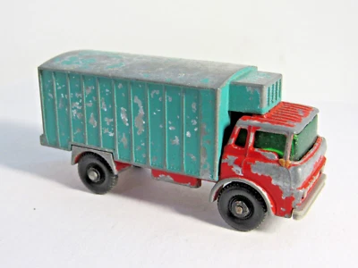 Vtg  Lesney "Matchbox" Series No.44 "GMC Refrigerator Truck" Green Windows C3-13 - Image 1 of 4