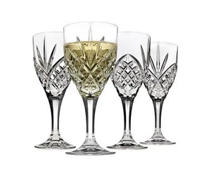 Dublin Wine Glasses, Stemmed White Wine Glass Goblets - 6.75oz, Set of 4 - Picture 1 of 1