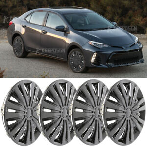 4PCS 16" HubCap Wheel Cover fit R16 Rim & Steel Tire Hub Caps For Toyota Corolla