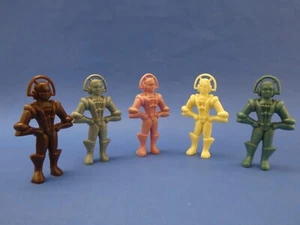 1950s VINTAGE FIVE ARCHER SPACE BOYS HARD PLASTIC - ULTRA RARE . - Picture 1 of 9