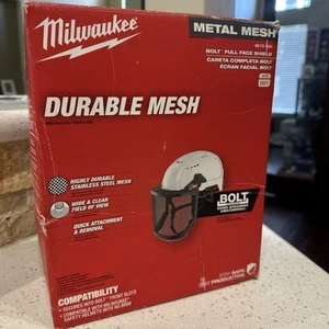 Milwaukee Tool 48-73-1431 perno malla metálica protector facial completo para Milwaukee - Imagen 1 de 5