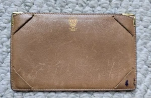 Authentic GUCCI Vintage 60s 70s Slim Wallet Tan 5.5x3.5 - Picture 1 of 9
