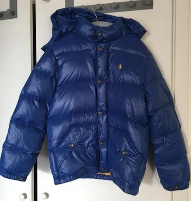 DOUDOUNE RALPH LAUREN Enfant Bleu Saphir 10-12A NEUVE - Photo 1/2