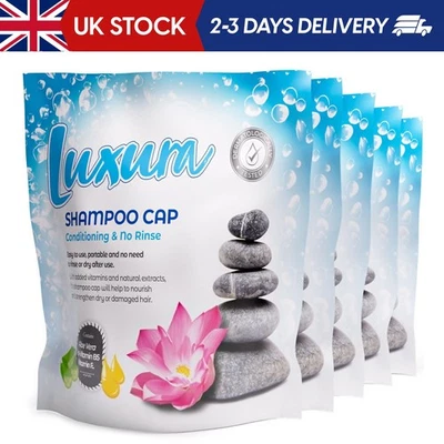 Pack of 5, Luxura Shampoo Cap, Conditioning, No Rinse