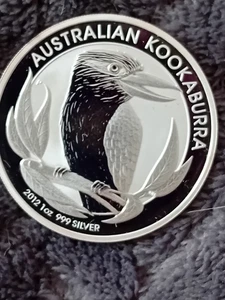 2012 Australia Kookaburra 1oz .999 silver in capsule - Picture 1 of 2