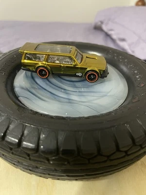HOT WHEELS VOLVO 240 DRIFT WAGON PROTOTYPE RUN GOLD COLOR NO TAMPO 2025 MINT! - Image 1 of 4