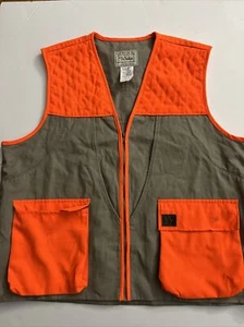 Walls Hunting Vest Mens 2XL Regular Orange Brown Full Zip Game Pouch Outdoors - Picture 1 of 5