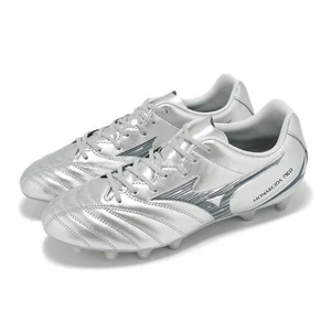 Mizuno Monarcida Neo III 3 Select Ancho Plateado Hombres Zapato de Fútbol Picos P1GA2525-04 - Imagen 1 de 8