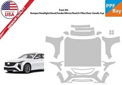 For Cadillac CT5 Premium Luxury 2025 Front Paint Protection Film PreCut Kit PPF - Image 1 of 4