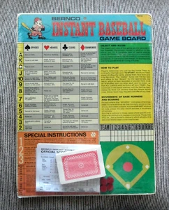 orig./Sealed!! 1969 Bernco INSTANT BASEBALL GAME BOARD All Parts Intact!! - Picture 1 of 8