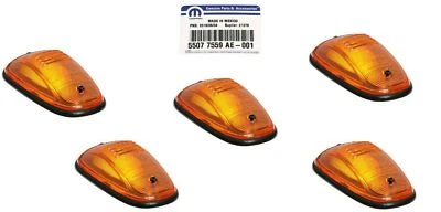 2003-2019 Dodge Ram Cab Roof Running Lights Lamp Set of 5 MOPAR OEM BRAND NEW - Image 1 of 2
