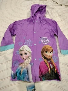 Disney NEW Frozen Raincoat Forever Sisters Size Girls Large - Picture 1 of 5