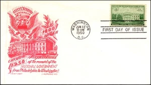 Scott 990 3 Cents Executive Branch Staehle Red FDC - Unaddressed - Planty 990-7 - Picture 1 of 2