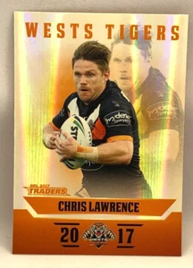 2017 NRL Traders Parallel #PS153 Chris Lawrence Wests Tigers - Picture 1 of 2