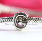 Authentic  Sterling Silver Letter G Reversible Charm BEAD 797461