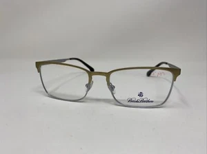 BROOKS BROTHERS BB 1054 1684 54/18/140 ORO OPACO ARGENTO CERNIERA FLESSIBILE METALLO &430 - Foto 1 di 8
