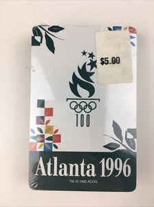 ACOG ATLANTA 1996 OLYMPICS Deck of Playing Cards w/ Hologram Sealed - Picture 1 of 4