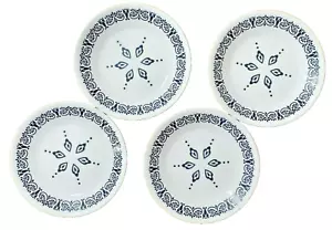 Corelle FLORENTIA Brot & Butter Dessert Teller 6 3/4" Blau & Weiß Menge 4 - Bild 1 von 10