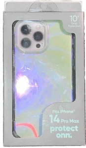 onn. WIABWP100124852 Phone Case for iPhone 14 Pro Max - Iridescent Illusion - Picture 1 of 3