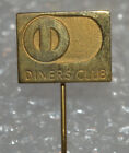 Diners Club carte de crédit société vintage bâton publicitaire épingle badge #2