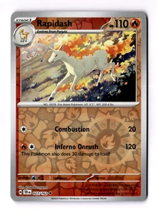Rapidash 027/162 Sv05: Temporal Forces Reverse Holo - Picture 1 of 3
